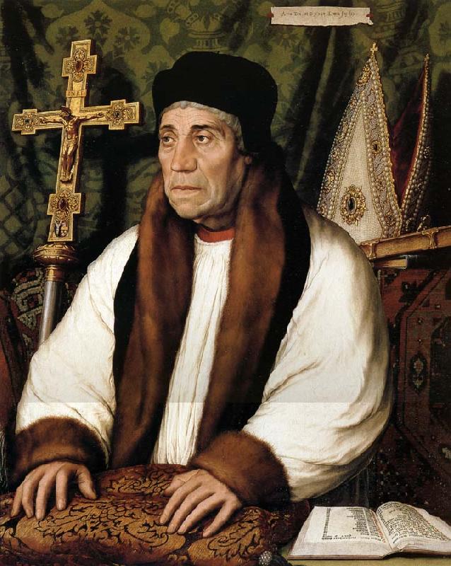 Hans Holbein William Warham,archeveque de Canterbury en 1504